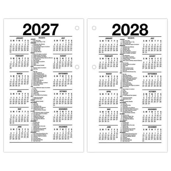 2026 AT-A-GLANCE Daily Desk Calendar Refill 3.5" x 6" Loose-Leaf E71750 Office - Picture 9 of 11